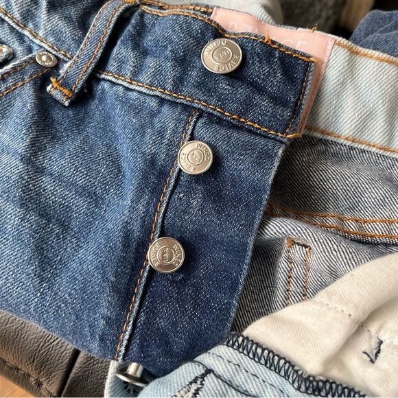 REVICE Denim 2-Tone Denim with Button Fly Size 26 Straight Leg - Picture 9 of 11